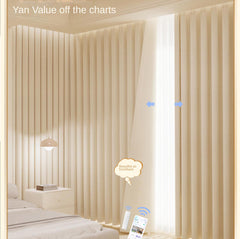 Custom Motorized Curtains Rechargeable