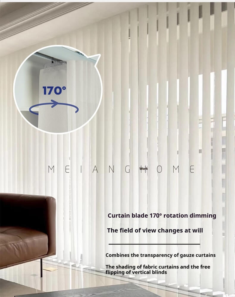 Motorized Vertical Blinds: A Modern Solution for Large Windows