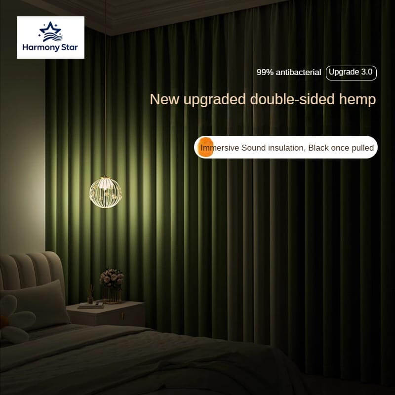 Custom  Motorized  Curtains Rechargeable Waterproof Fabric Blackout Shade