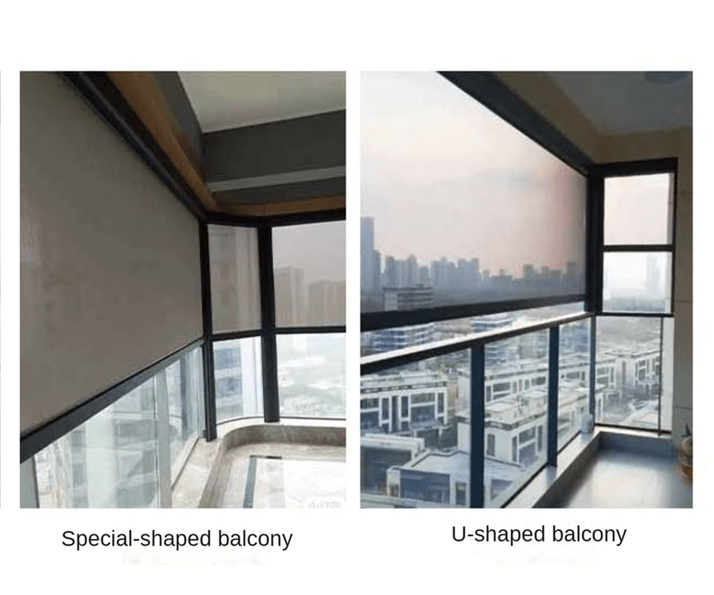 Motorized Windproof  Roller Blind Wind-Resistant Shades