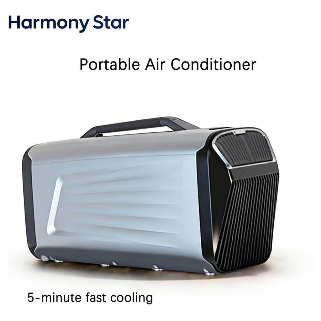 Harmony Star Portable Air Conditioner for Camping Outdoor and Indoor Use, 5200BTU Fast Cooling Capacity for Tent AC，Quiet Air conditoning For Small Rooms