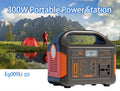 Harmony Star  256Wh  Portable Power Station 300W Rated Backup LiFePO4 Battery, Solar Generator for Outdoors Camping Travel Hunting Blackout (Solar Panel Optional)