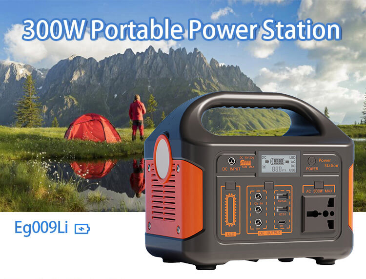Harmony Star  256Wh  Portable Power Station 300W Rated Backup Lithium Battery, Solar Generator for Outdoors Camping Travel Hunting Blackout (Solar Panel Optional)