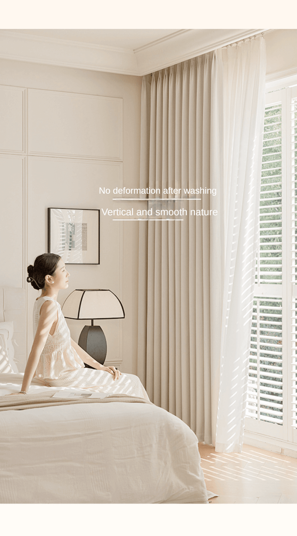 Custom  Motorized  Curtains Rechargeable Double Sided Chenille Curtains