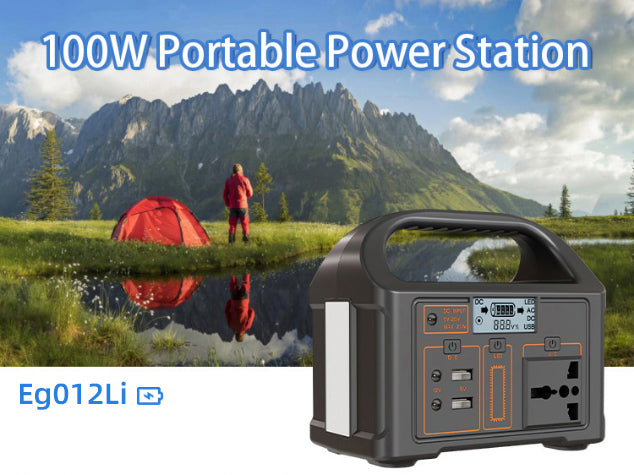 Harmony Star 76.8Wh Portable Charger Power Bank, 100W Peak Power Bank, Camping LiFePO4 Battery Pack for Home Backup, Outdoor Emergency, RV, Van, Hunting