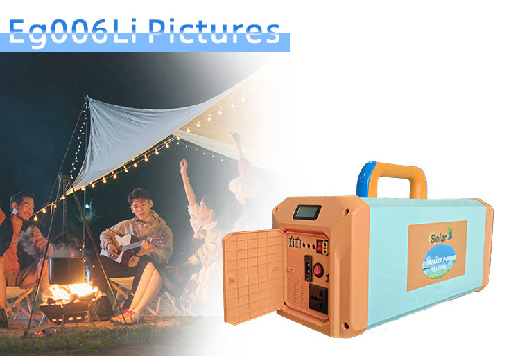 Harmony Star 1280Wh Portable Power Station, 1000W Rated Power, Camping Lithium Battery Solar Generator for Home Backup, Outdoor Emergency, RV, Van, fishing