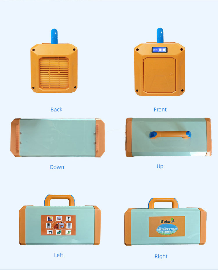 Harmony Star 1280Wh Portable Power Station, 1000W Rated Power, Camping Lithium Battery Solar Generator for Home Backup, Outdoor Emergency, RV, Van, fishing