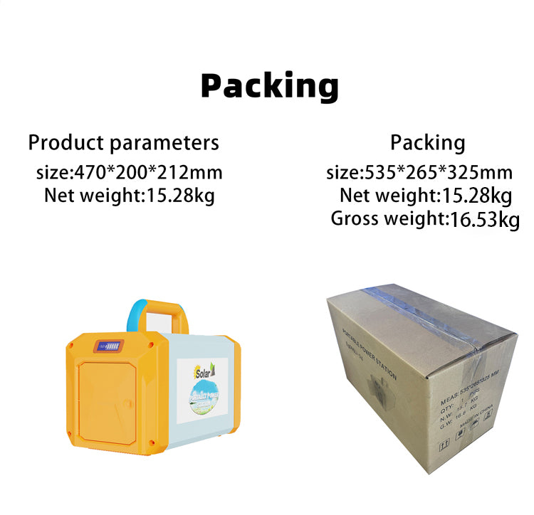 Harmony Star 1280Wh Portable Power Station, 1000W Rated Power, Camping Lithium Battery Solar Generator for Home Backup, Outdoor Emergency, RV, Van, fishing