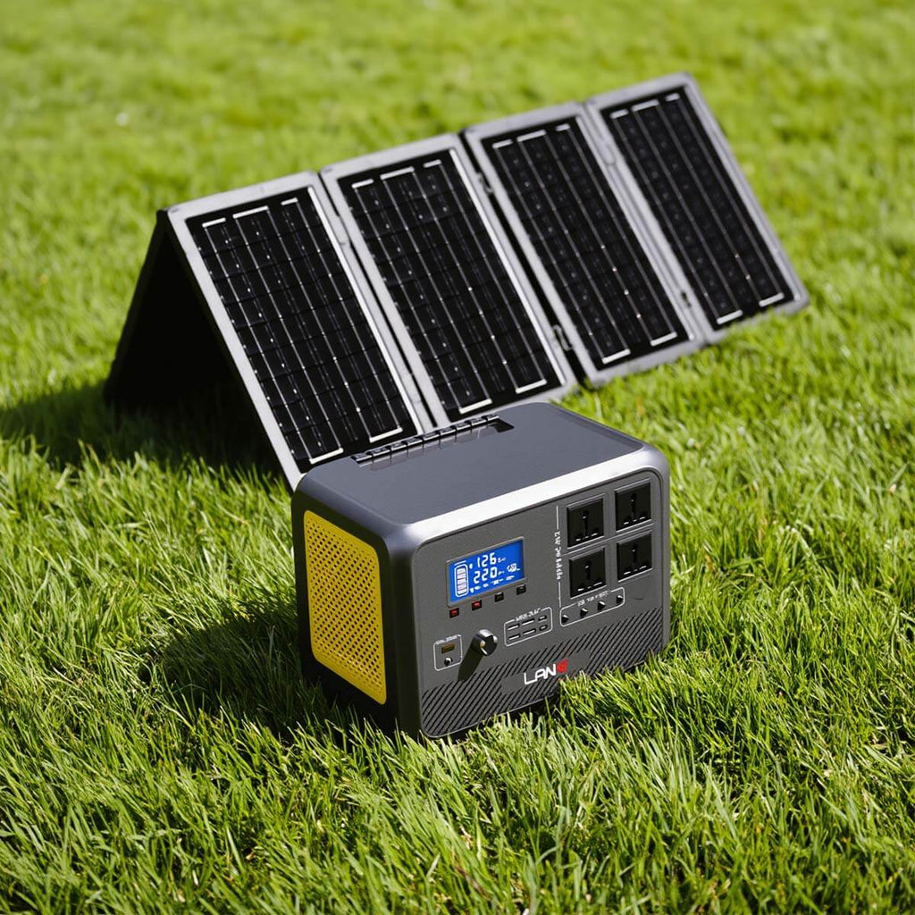 Harmony Star 1152Wh Portable Power Station, 1500W Rated Power, Camping LiFePO4 Battery Solar Generator for Home Backup, Outdoor Emergency, RV, Van, fishing