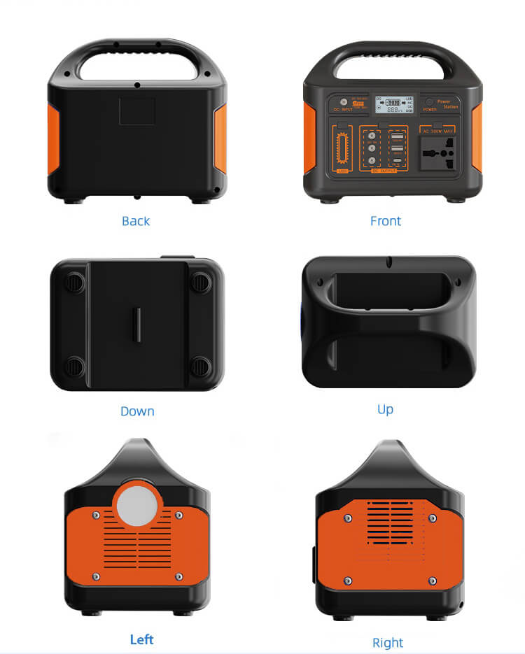 Harmony Star  256Wh  Portable Power Station 300W Rated Backup LiFePO4 Battery, Solar Generator for Outdoors Camping Travel Hunting Blackout (Solar Panel Optional)