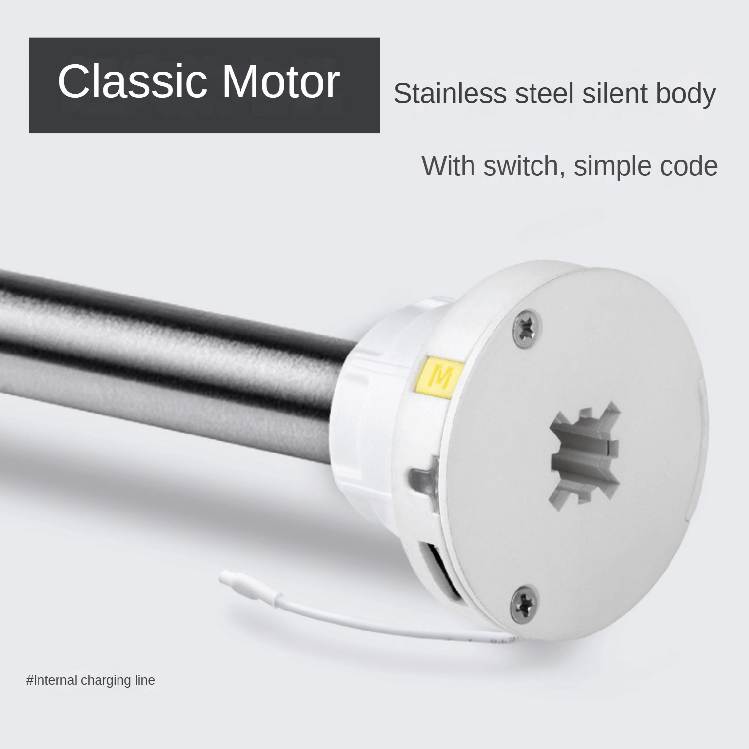 No Drill Motorized Blinds with Remote, Blackout Automatic Blinds with Solar Panel, Cordless Smart Electric Roller Shades for Windows