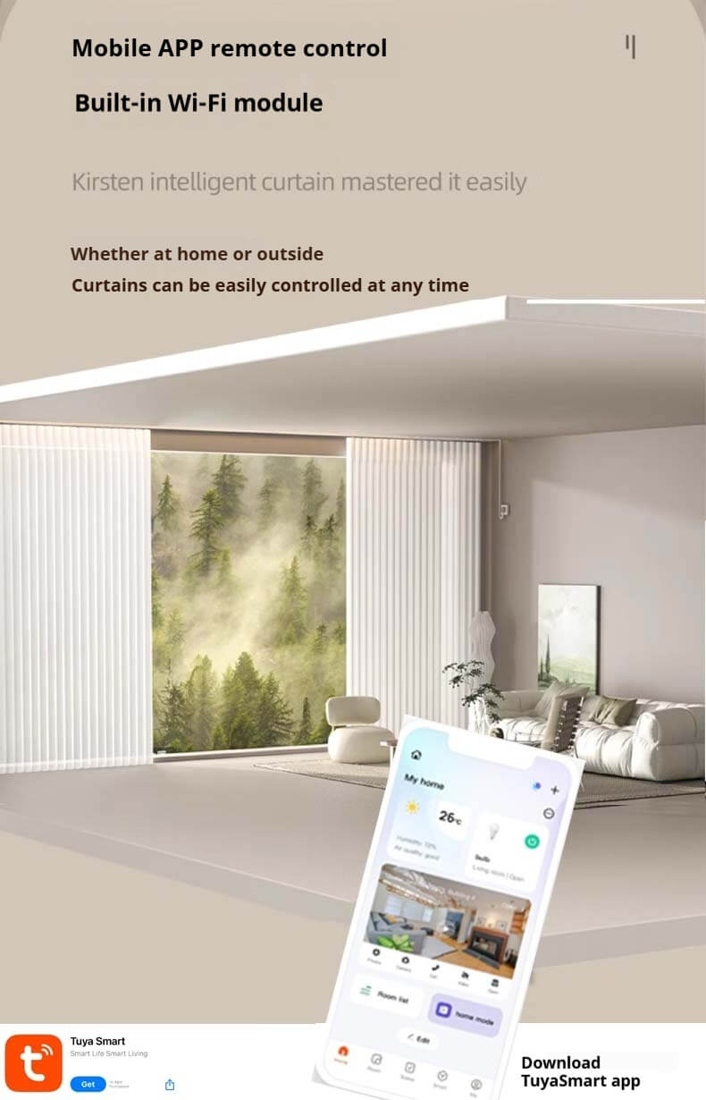 Customized remote control electric dream curtain Motorized Vertical Shades