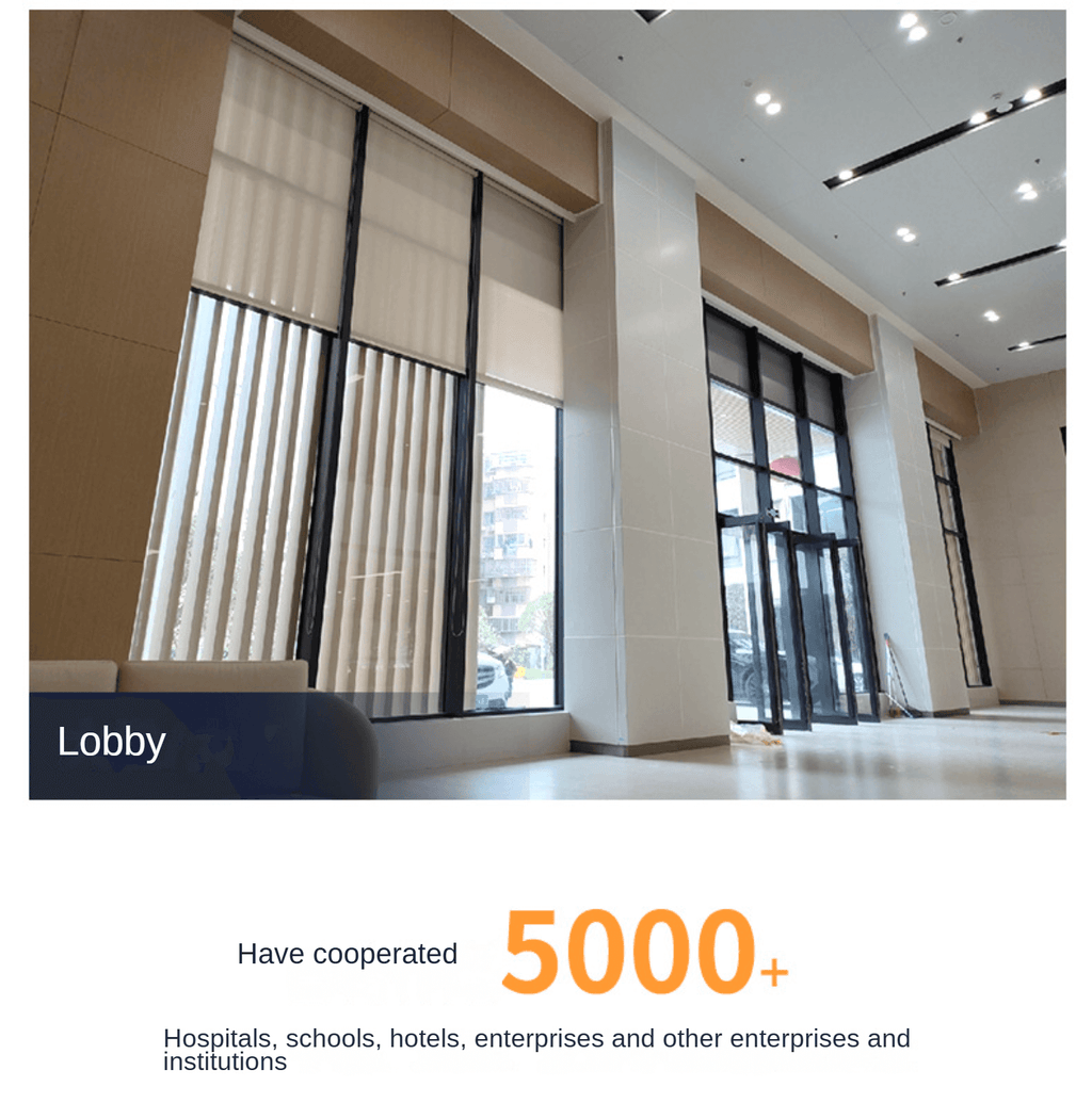 Motorized Windproof  Roller Blind Wind-Resistant Shades