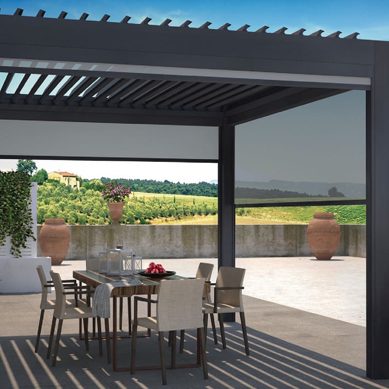 Motorized Windproof  Roller Blind Wind-Resistant Shades