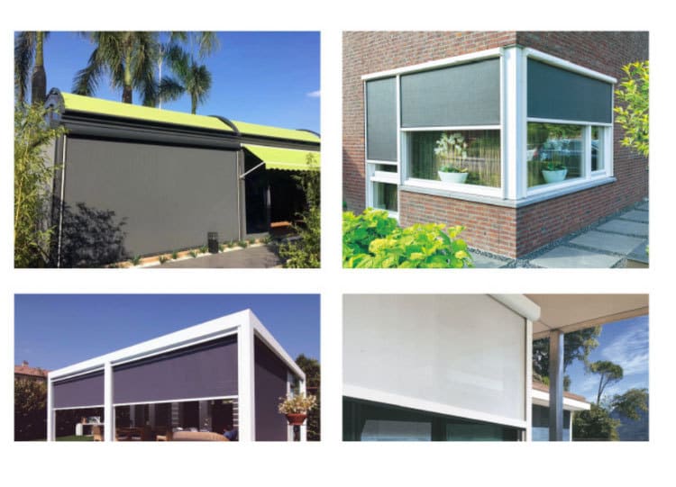 Motorized Windproof  Roller Blind Wind-Resistant Shades