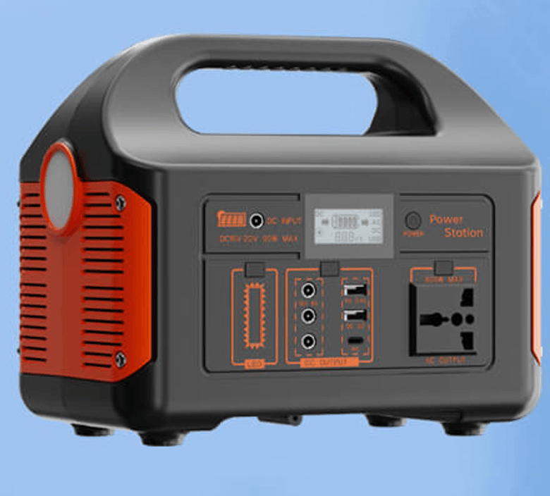 Harmony Star 460.8Wh Portable Power Station, 500W Rated Power, Camping Lithium Battery Solar Generator for Home Backup, Outdoor Emergency, RV, Van, fishing