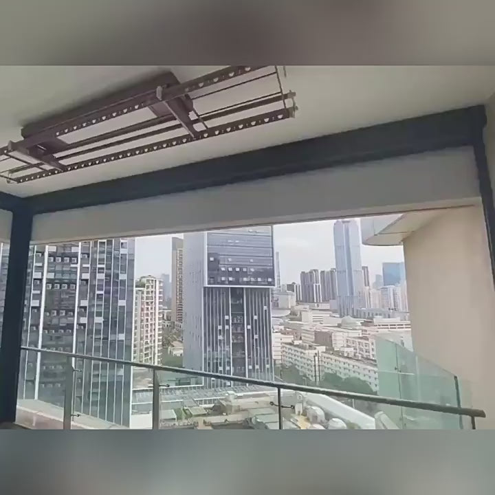 Motorized Windproof  Roller Blind Wind-Resistant Shades